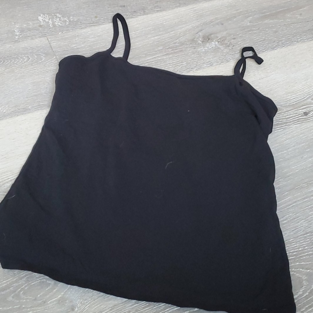 Black Shelf Bra Cami
